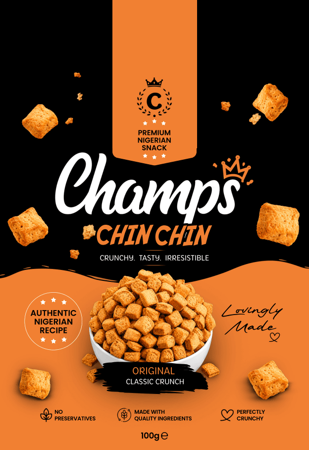 100g Pack of Champs Chin Chin
