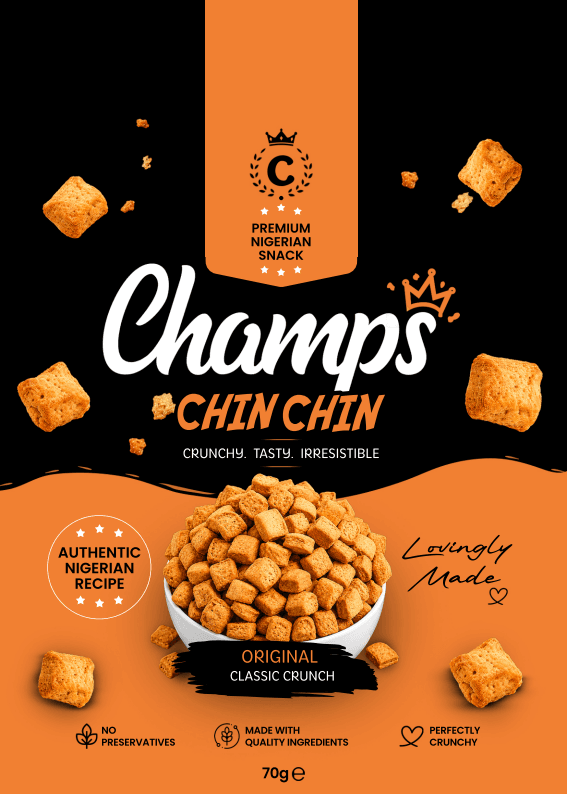 70g Pack of Champs Chin Chin